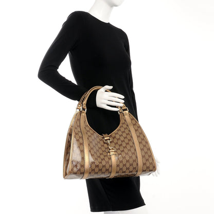 Gucci Crystal Monogram Medium Joy Shoulder Bag Bronze 2 of 8