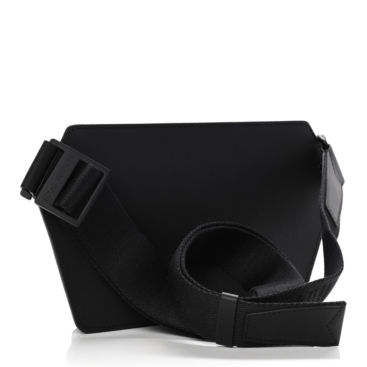 Louis Vuitton Grained Calfskin Aerogram Slingbag Black 3 of 13