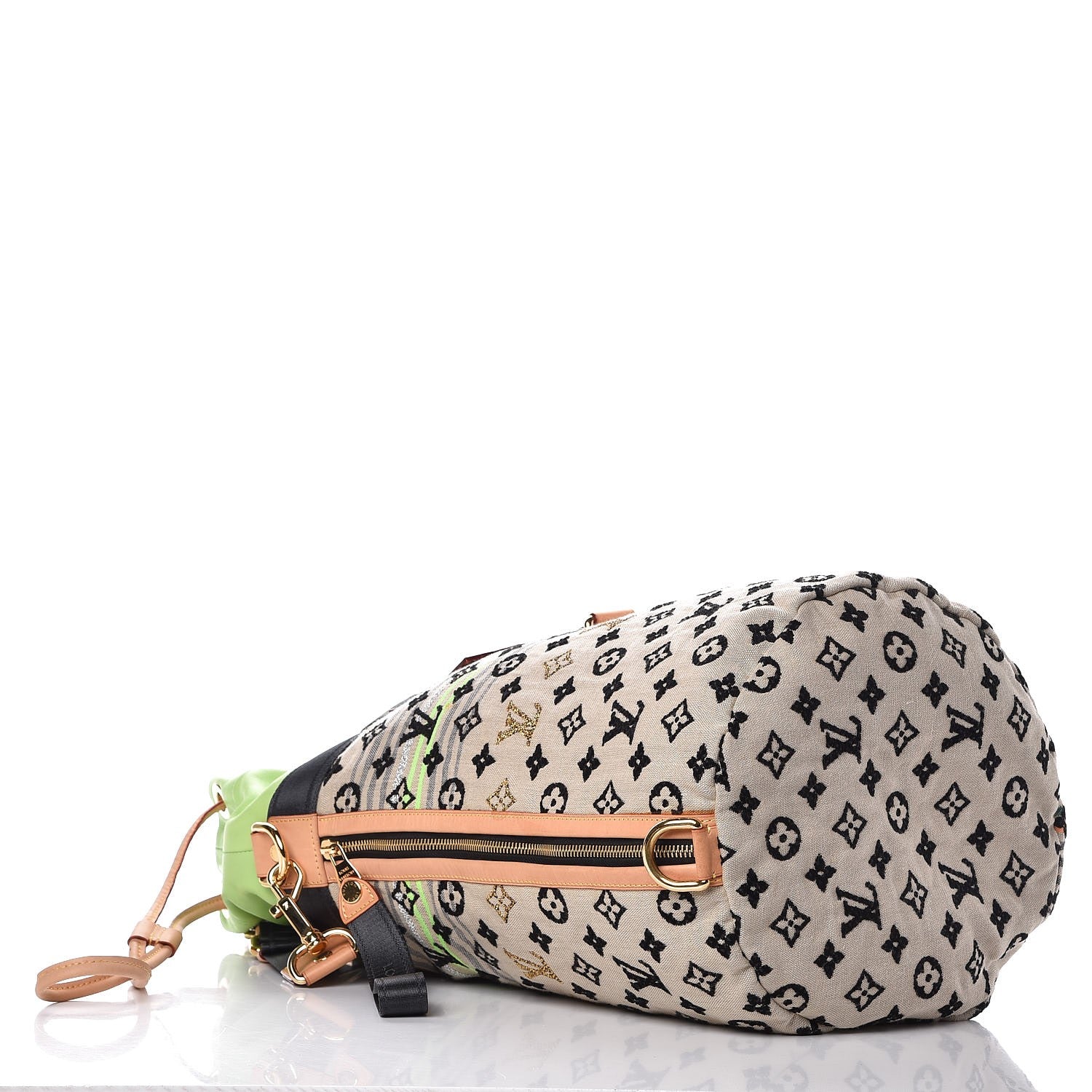Louis Vuitton Fabric Jacquard Monogram Cheche Gypsy PM Vert 5 of 9