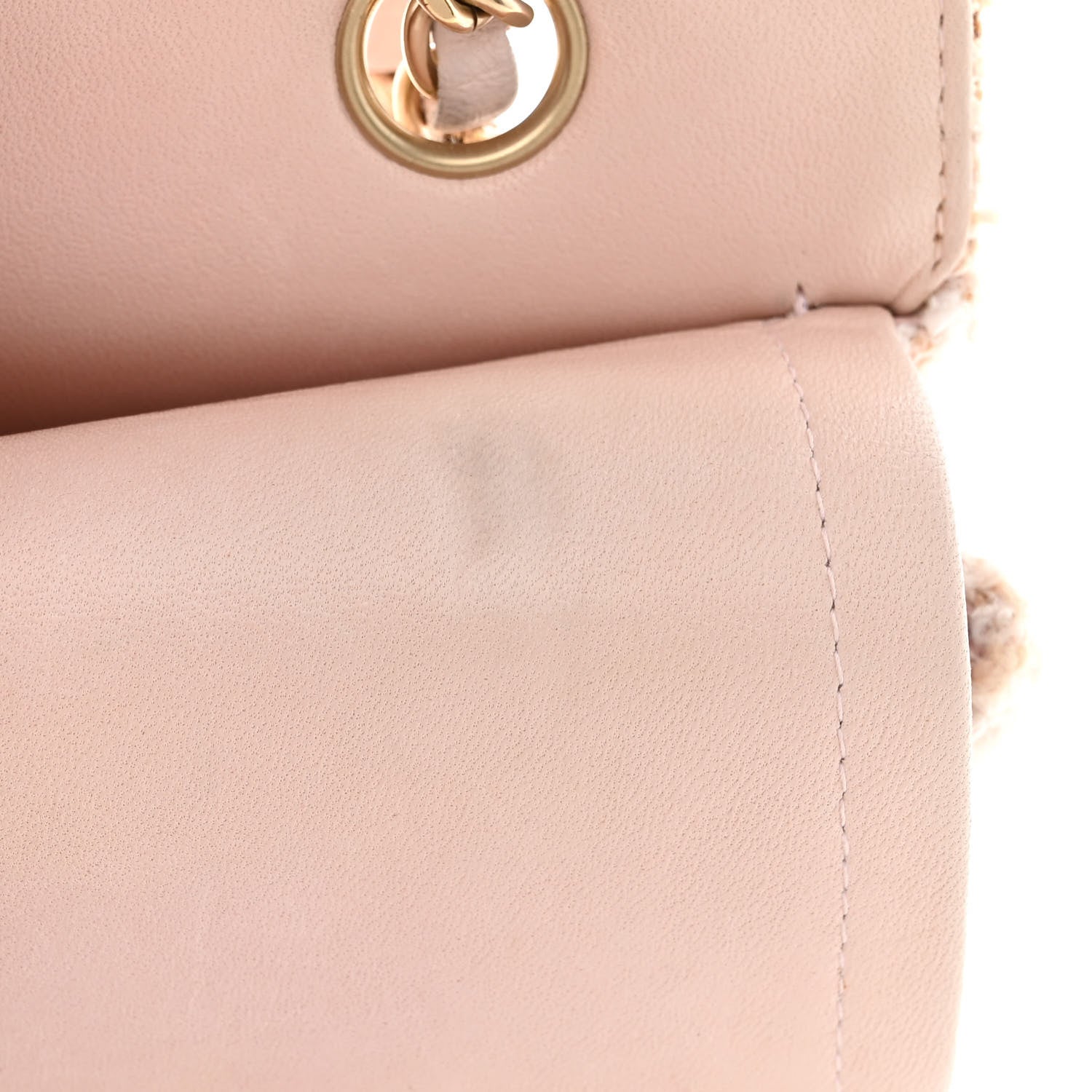 Chanel Tweed Medium Double Flap Pink 16 of 18