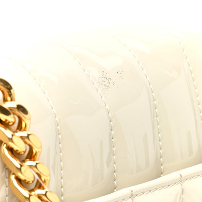 Saint Laurent Patent Matelasse Monogram Large Vicky Chain Bag Crema Soft 11 of 11