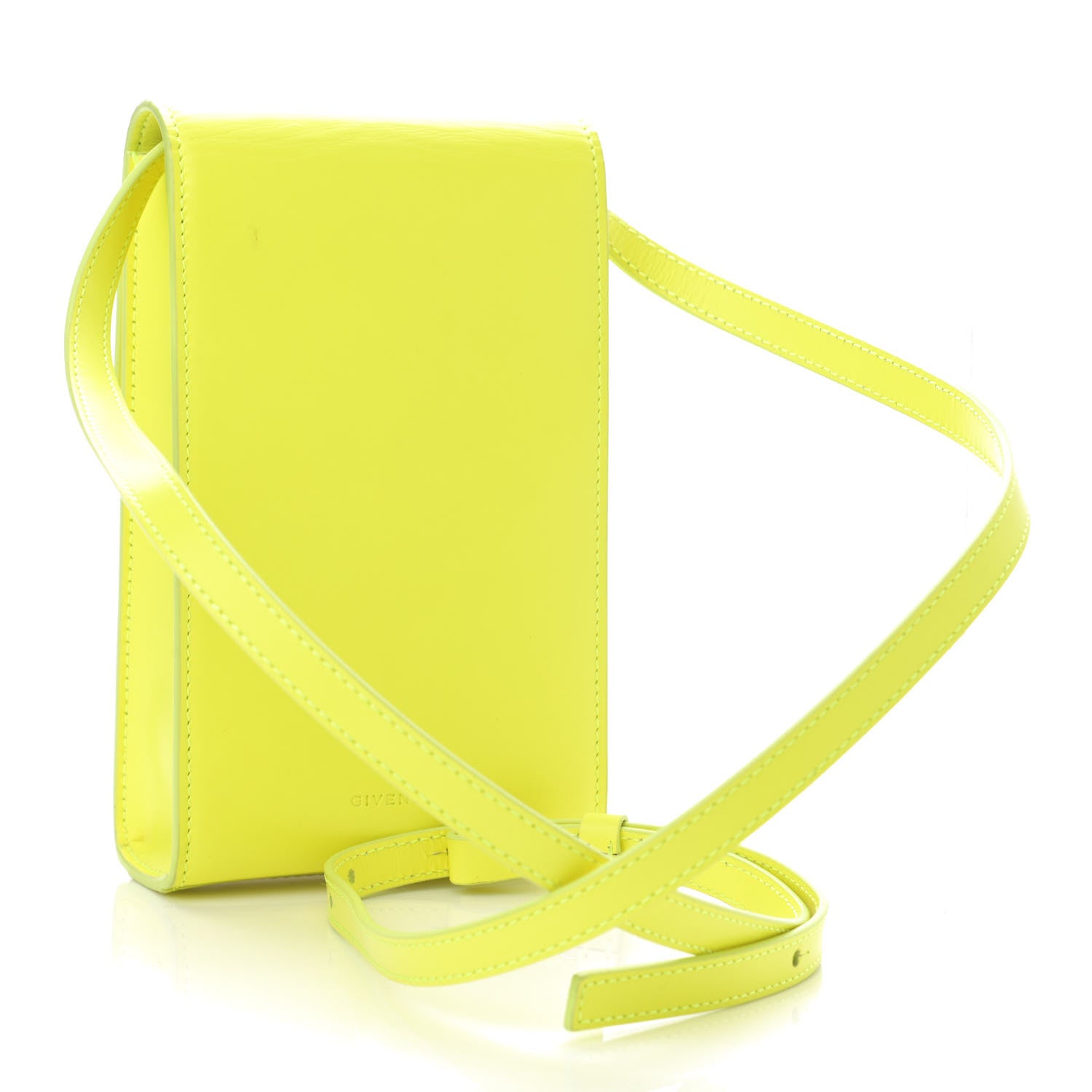 Givenchy Box Calfskin Mini 4G Vertical Bag Fluo Yellow 3 of 13