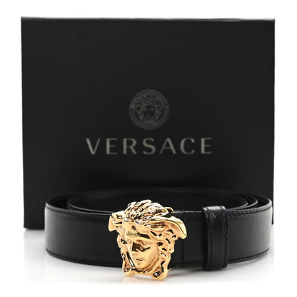 Versace Calfskin 4cm La Medusa Belt 80 32 Black 6 of 6