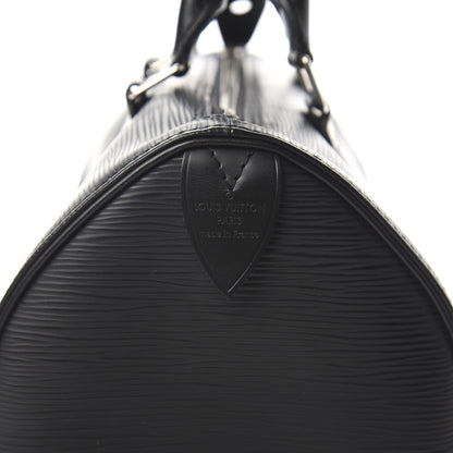 Louis Vuitton Epi Speedy 25 Black 8 of 9