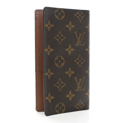 Louis Vuitton Monogram Porte Valeurs Checkbook Wallet 3 of 7