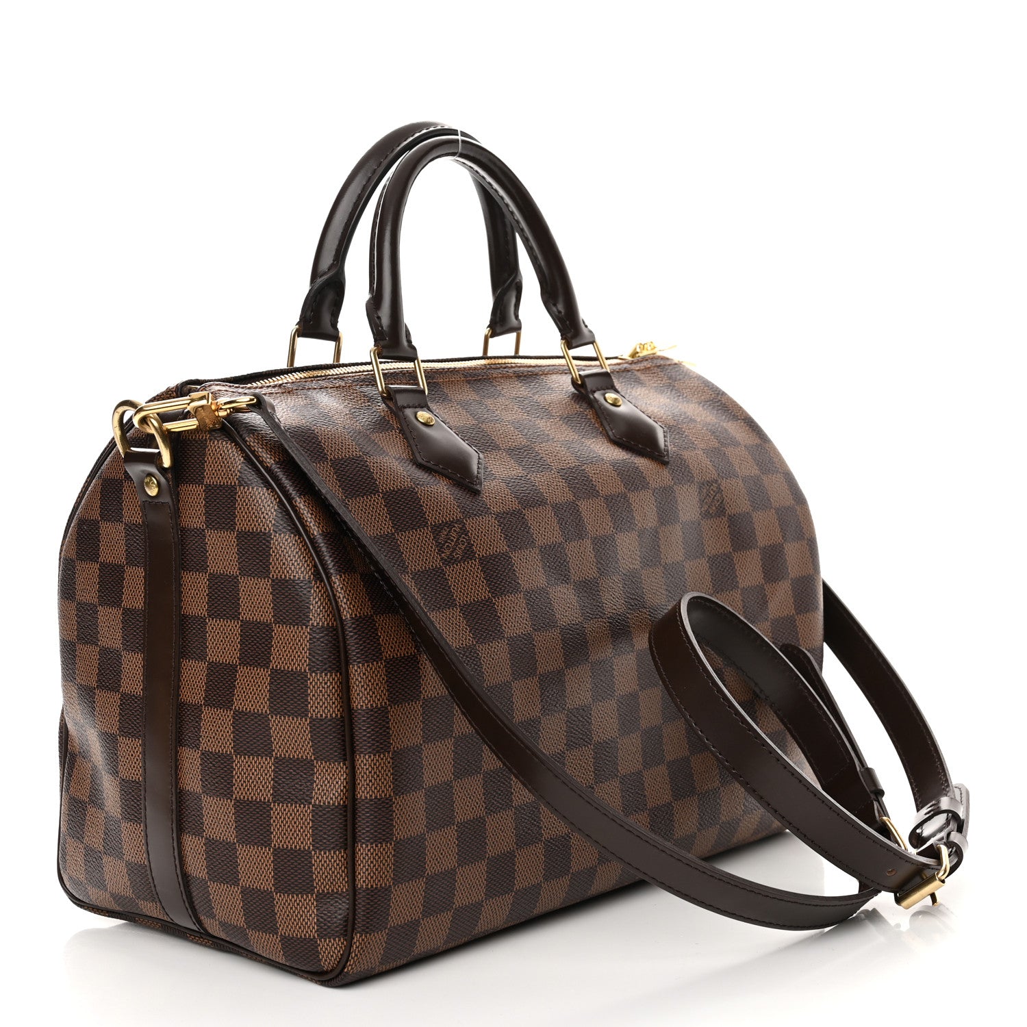 Louis Vuitton Damier Ebene Speedy Bandouliere 30 3 of 10