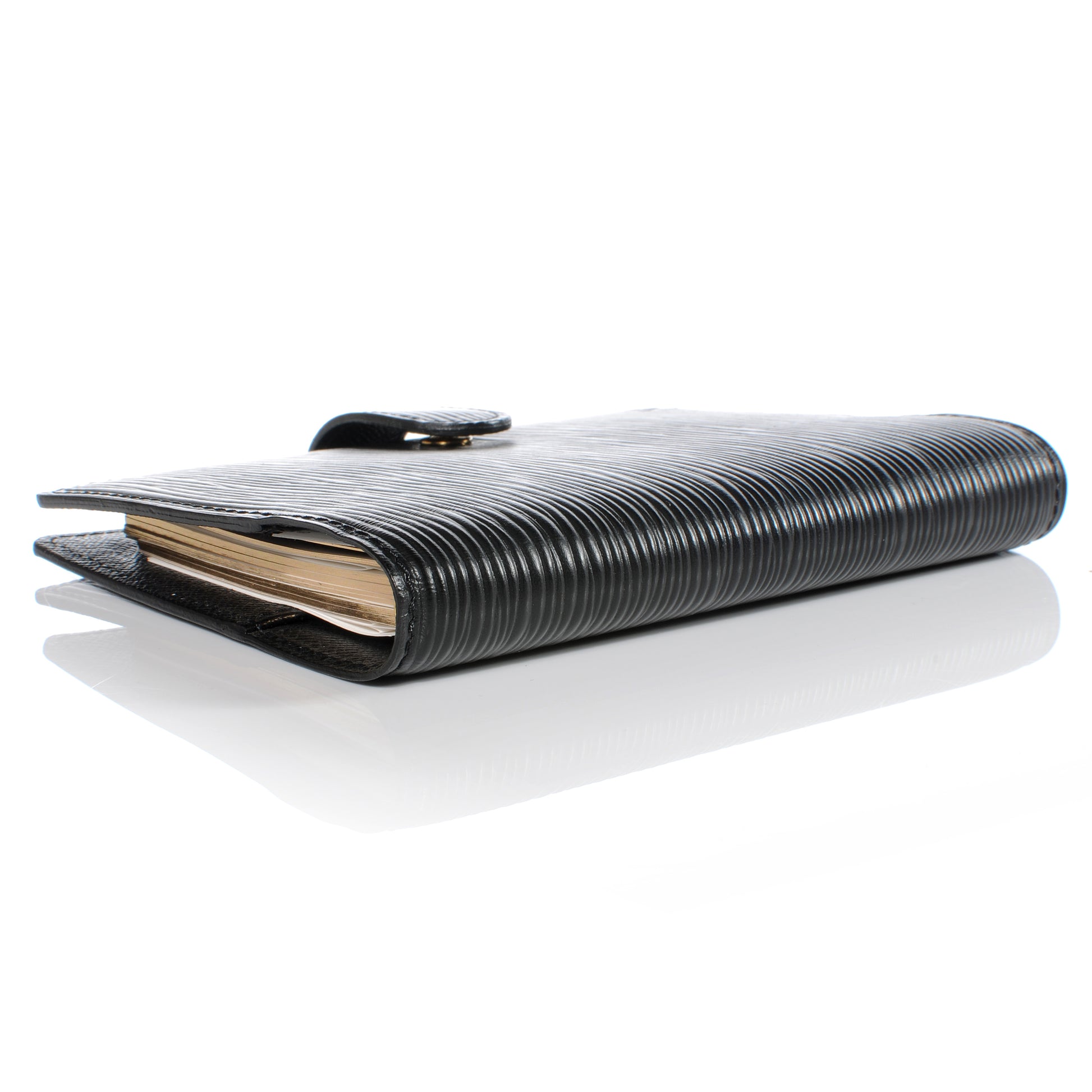 Louis Vuitton Epi Small Ring Agenda Cover Black 4 of 7