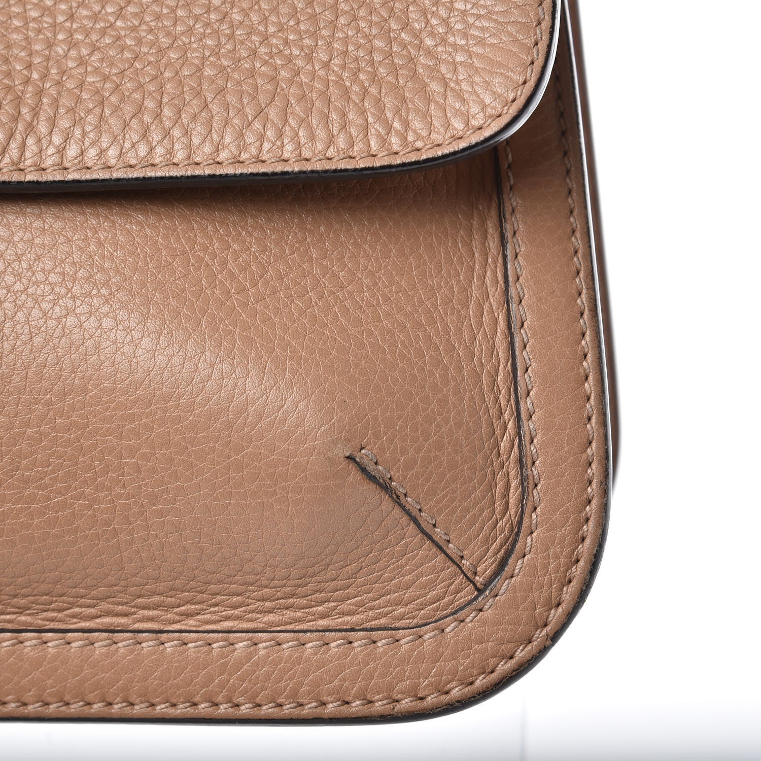 Gucci Cellarius Calfskin Medium Bamboo Daily Flap Shoulder Bag Camelia 18 of 18