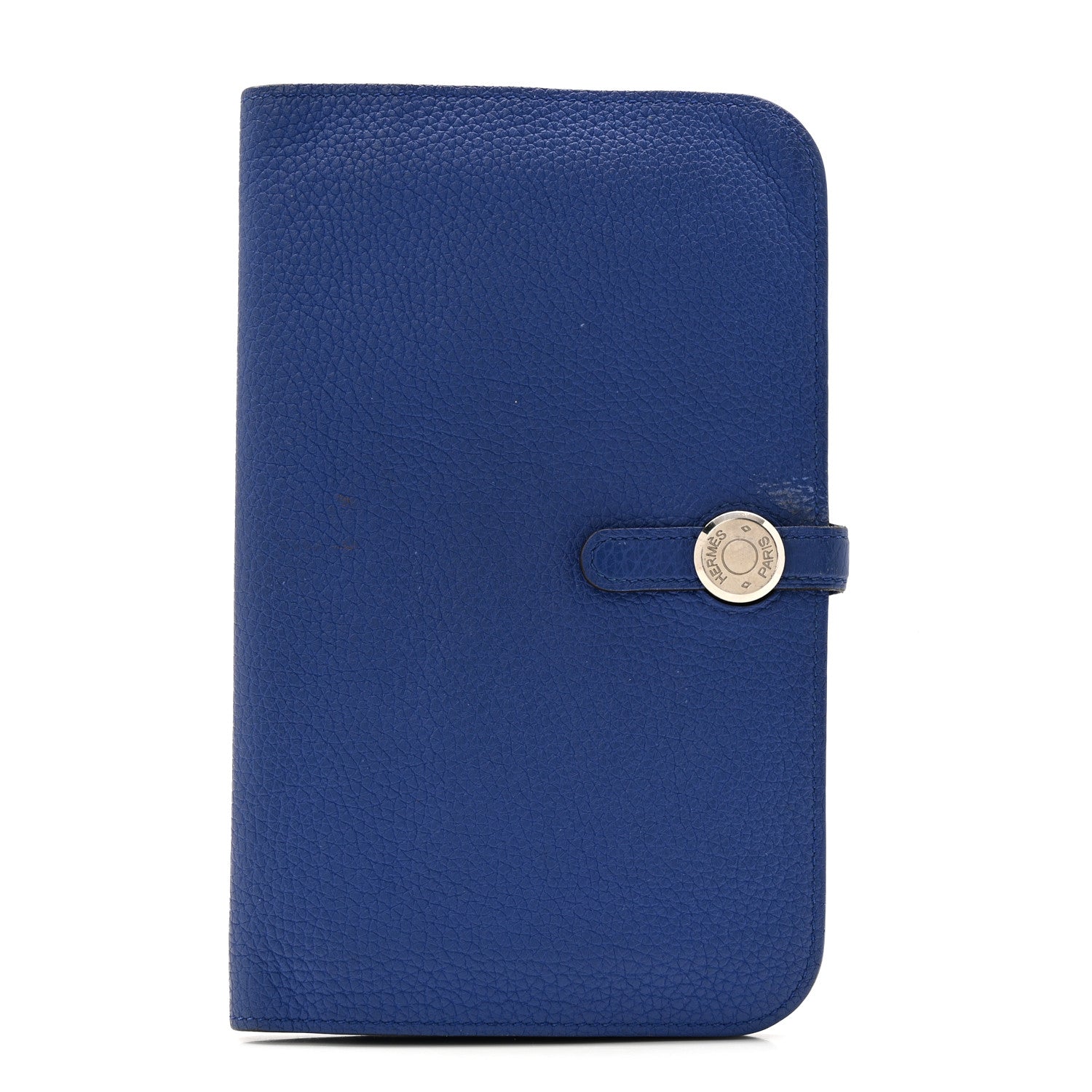 Hermes Togo Dogon Duo Wallet Bleu Electrique 1 of 12