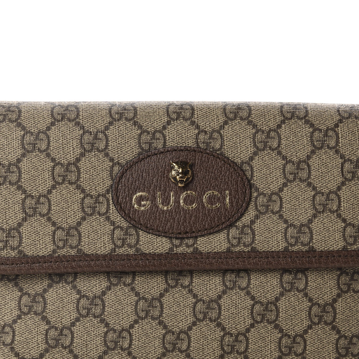 Gucci GG Supreme Monogram Neo Vintage Web Belt Bag Brown 10 of 10