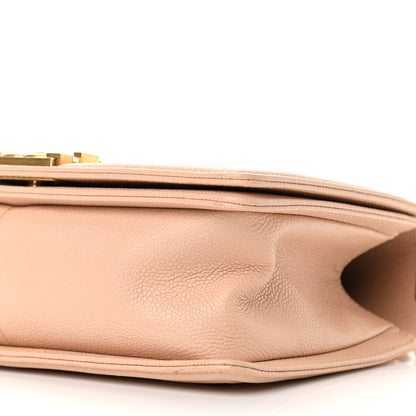 Chanel Caviar Quilted Medium Boy Flap Beige 9 of 9