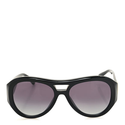 Chanel Acetate CC Pilot Sunglasses 5508 Black 2 of 8