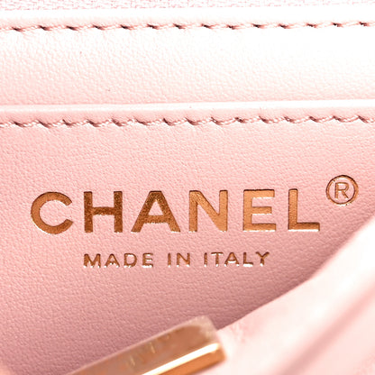 Chanel Lambskin Quilted Small Sweet Camellia Flap Light Pink 5 of 11