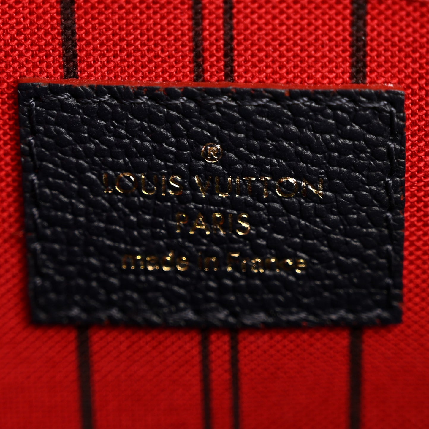 Empreinte Montaigne BB Marine Rouge