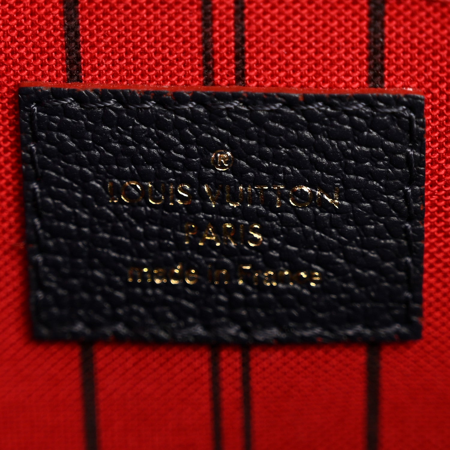 Louis Vuitton Empreinte Montaigne BB Marine Rouge 6 of 13