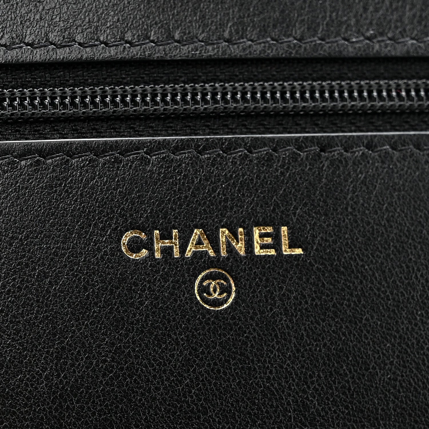 Chanel Lambskin Quilted Chanel 19 Wallet On Chain WOC Black 6 of 15