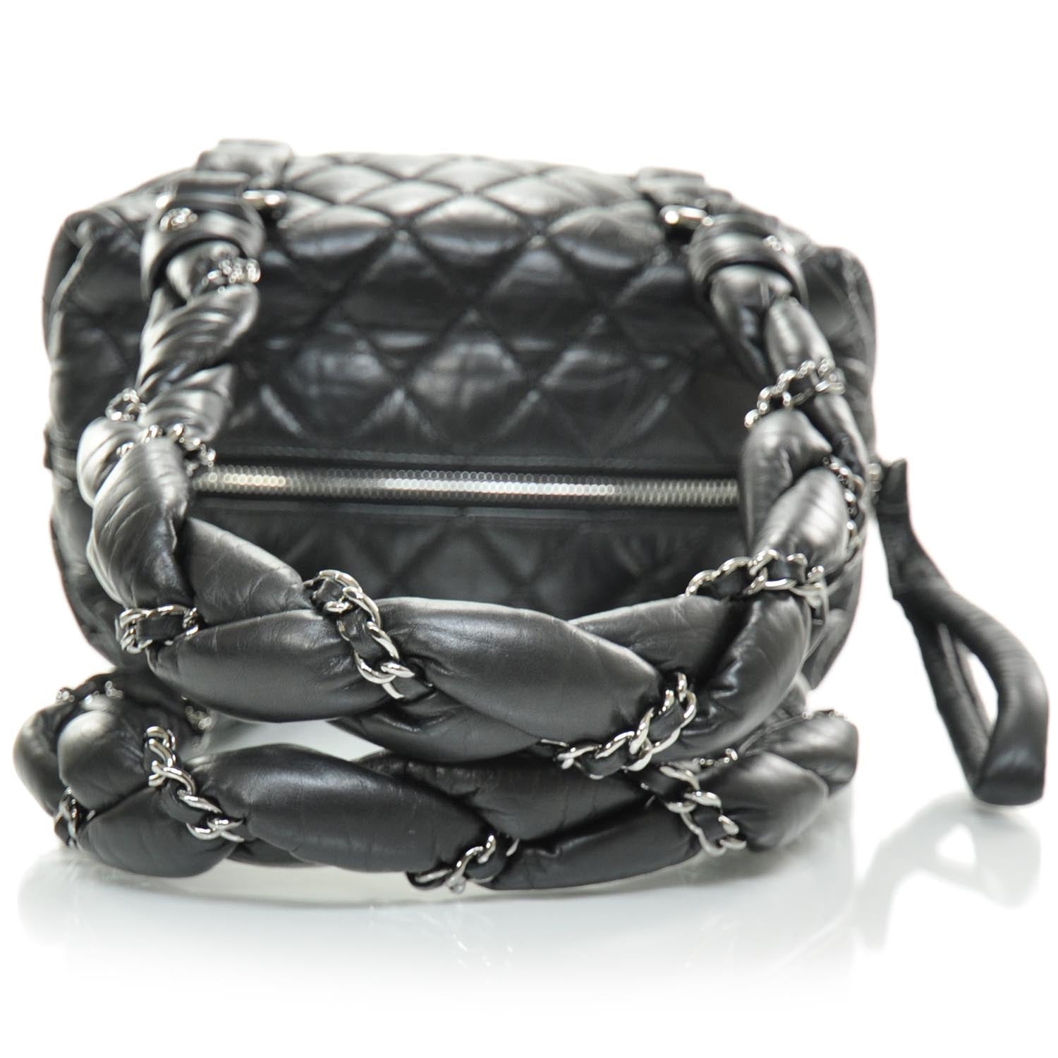 Chanel Ligne Lady Braid Small Tote Black 5 of 9