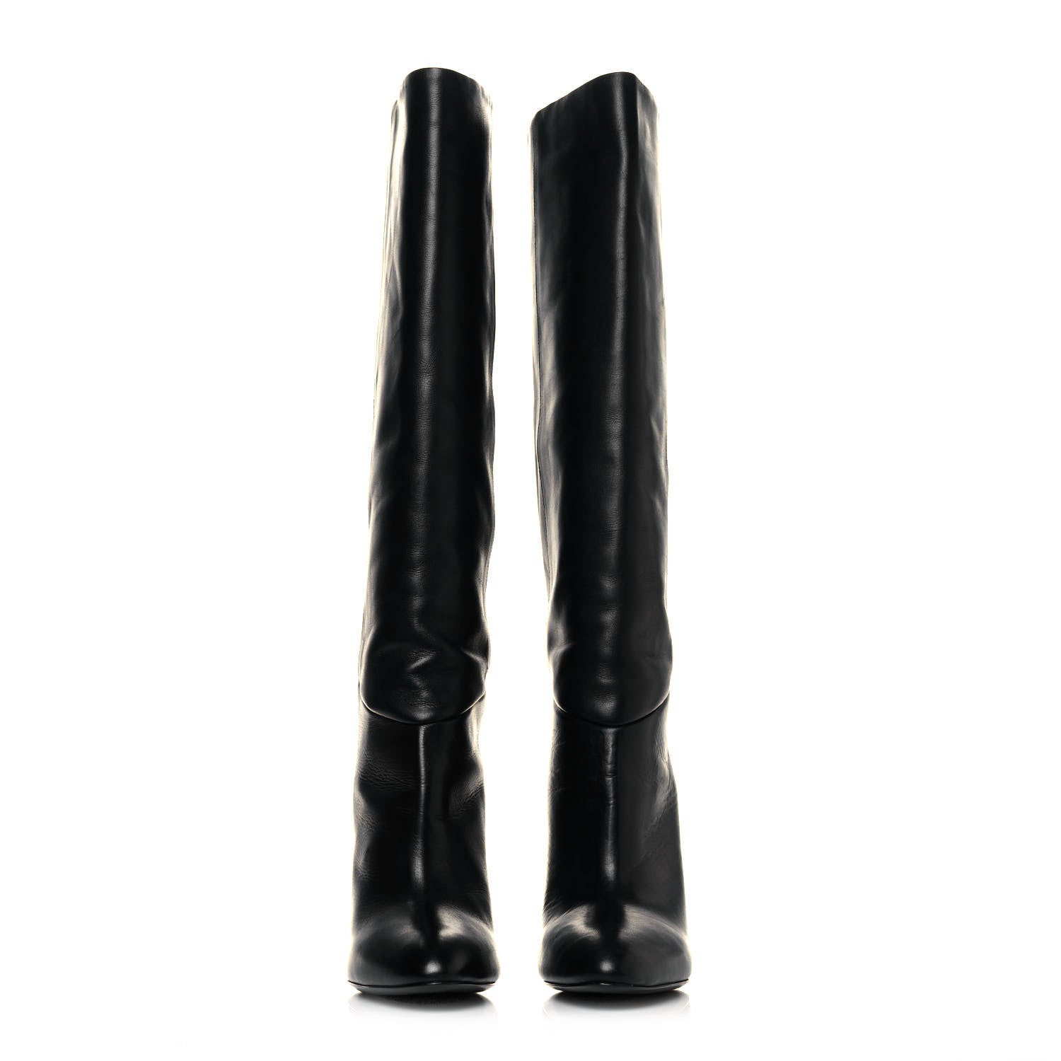 Jimmy Choo Calfskin Cartel Boots 39.5 Black 2 of 7
