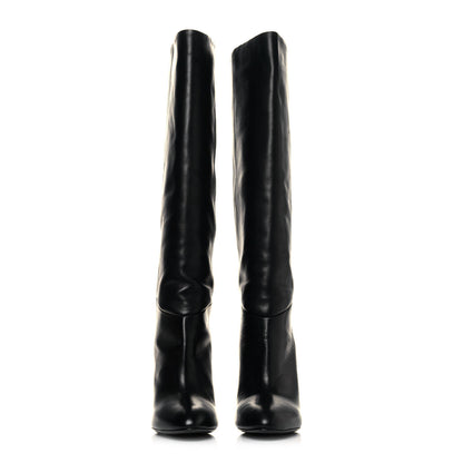 Jimmy Choo Calfskin Cartel Boots 39.5 Black 2 of 7