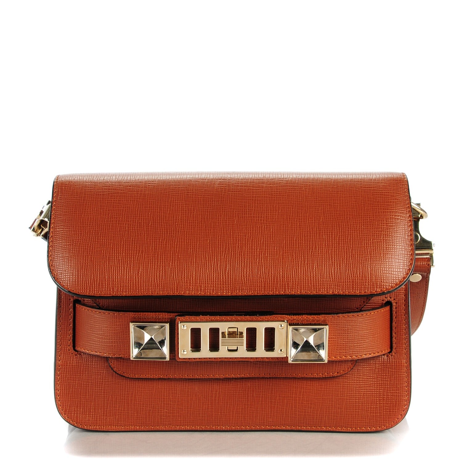 Proenza Schouler Linosa Calfskin Mini PS11 Classic Shoulder Bag Nice Tan 1 of 8
