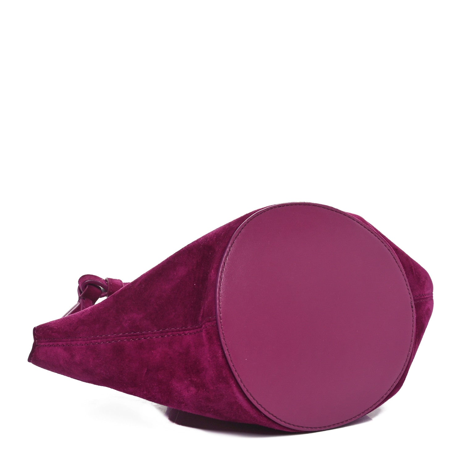 Khaite Suede Calfskin Mini Lotus Tote Mulberry 4 of 8