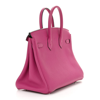 Hermes Togo Birkin 25 Rose Pourpre 3 of 11