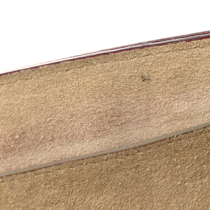 Chloe Grained Lambskin Mini Drew Shoulder Bag Plaid Red 12 of 15