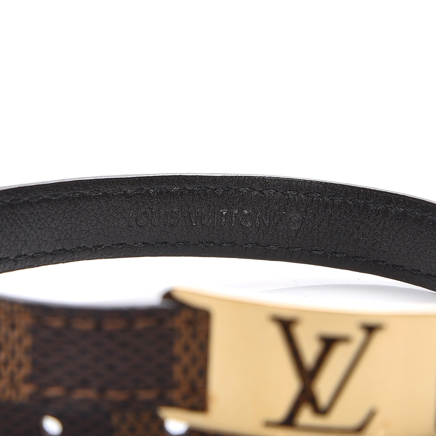 Louis Vuitton Damier Ebene Sign It Bracelet 5 of 7