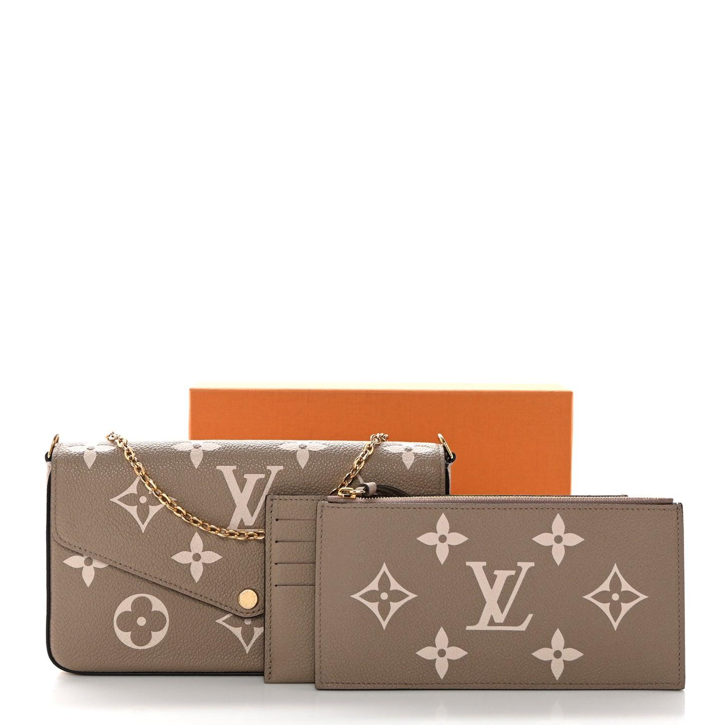 Empreinte Monogram Giant Felicie Pochette Tourterelle Creme