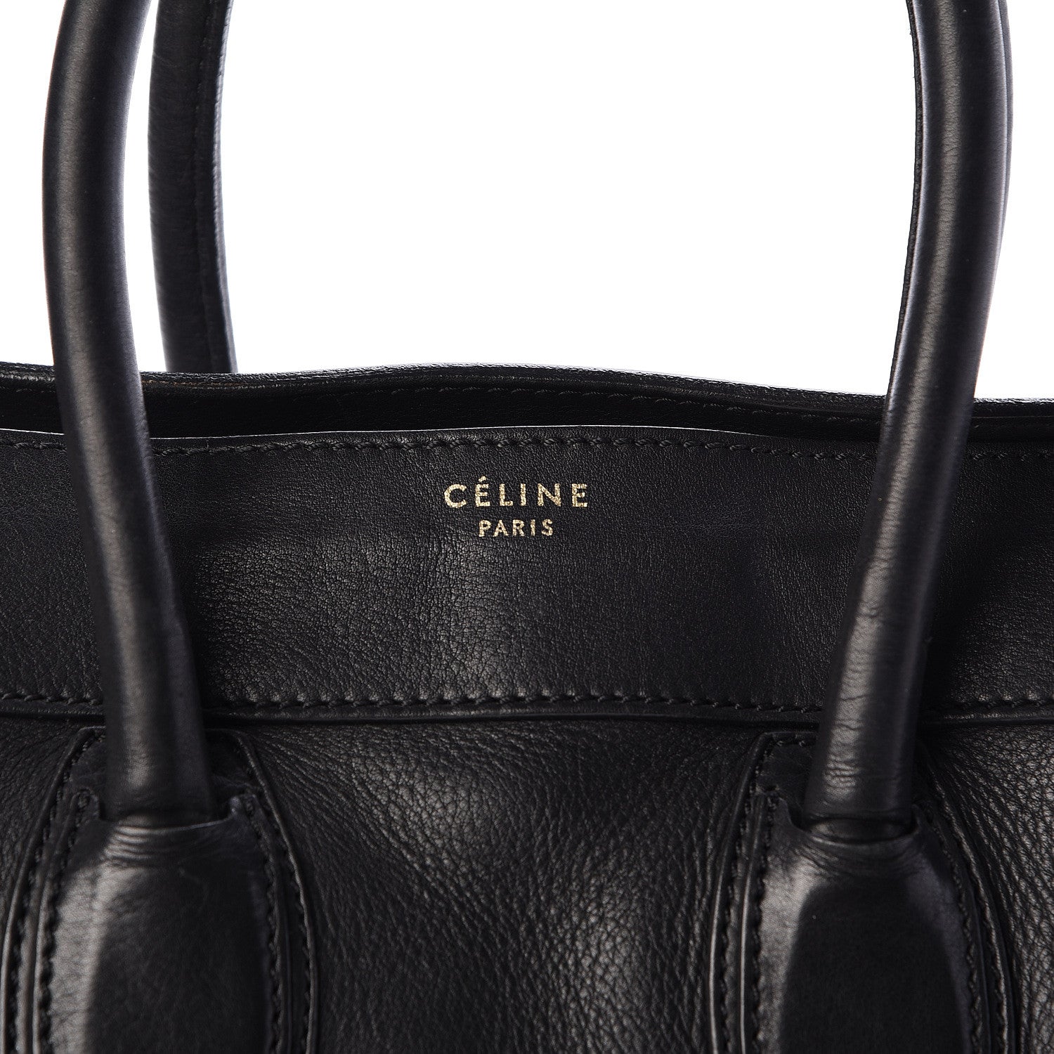 Celine Smooth Calfskin Mini Luggage Black 8 of 12