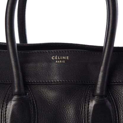 Celine Smooth Calfskin Mini Luggage Black 8 of 12