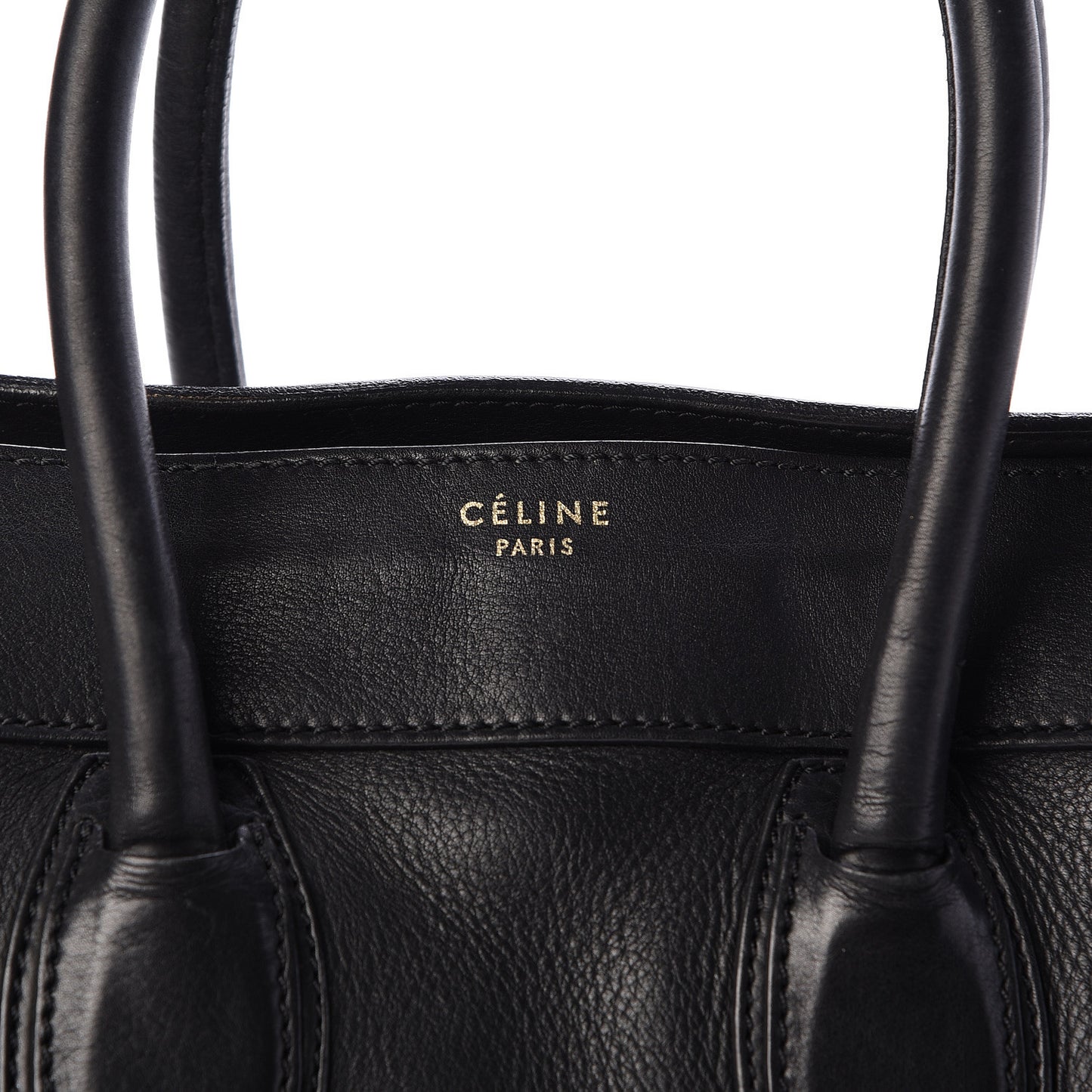 Smooth Calfskin Mini Luggage Black