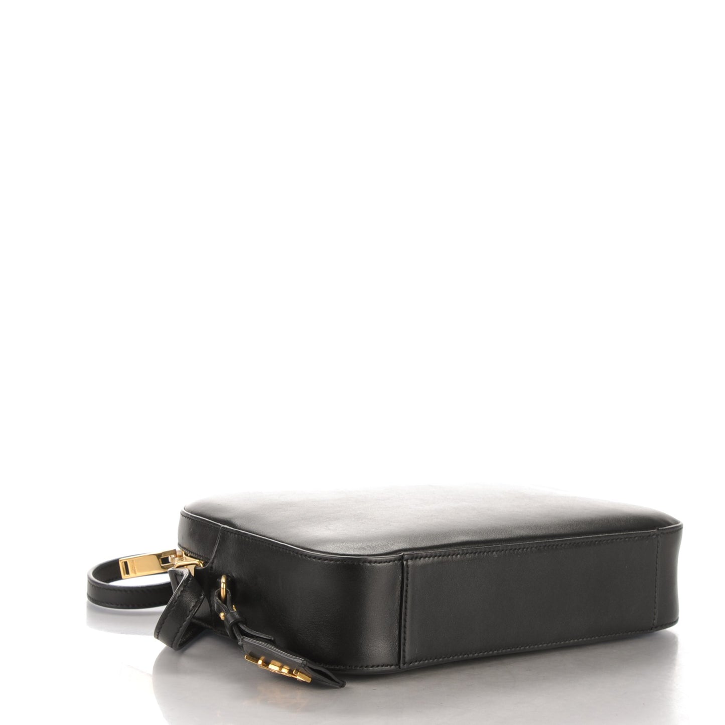 Calfskin Medium Classic Monogram Camera Bag Black