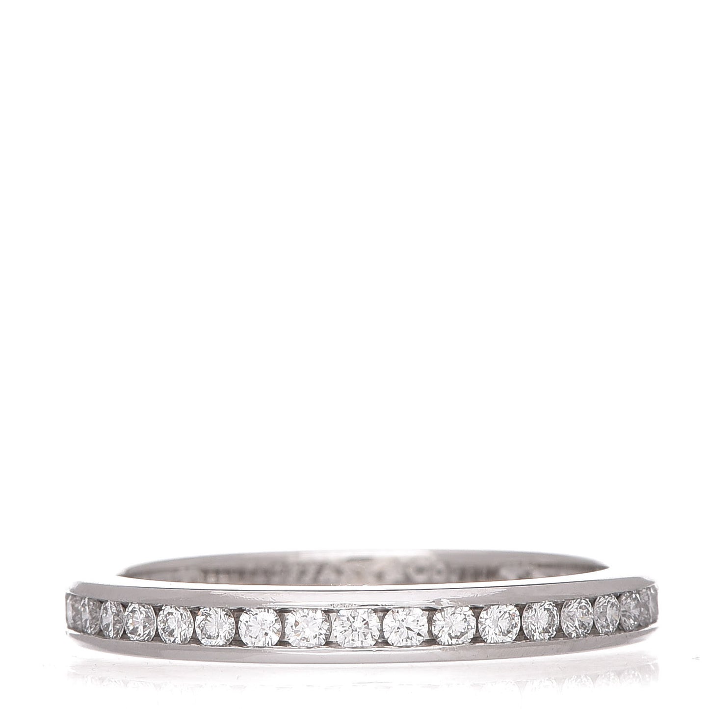 Platinum Diamond .56ctw Eternity Band Ring 49 4.75