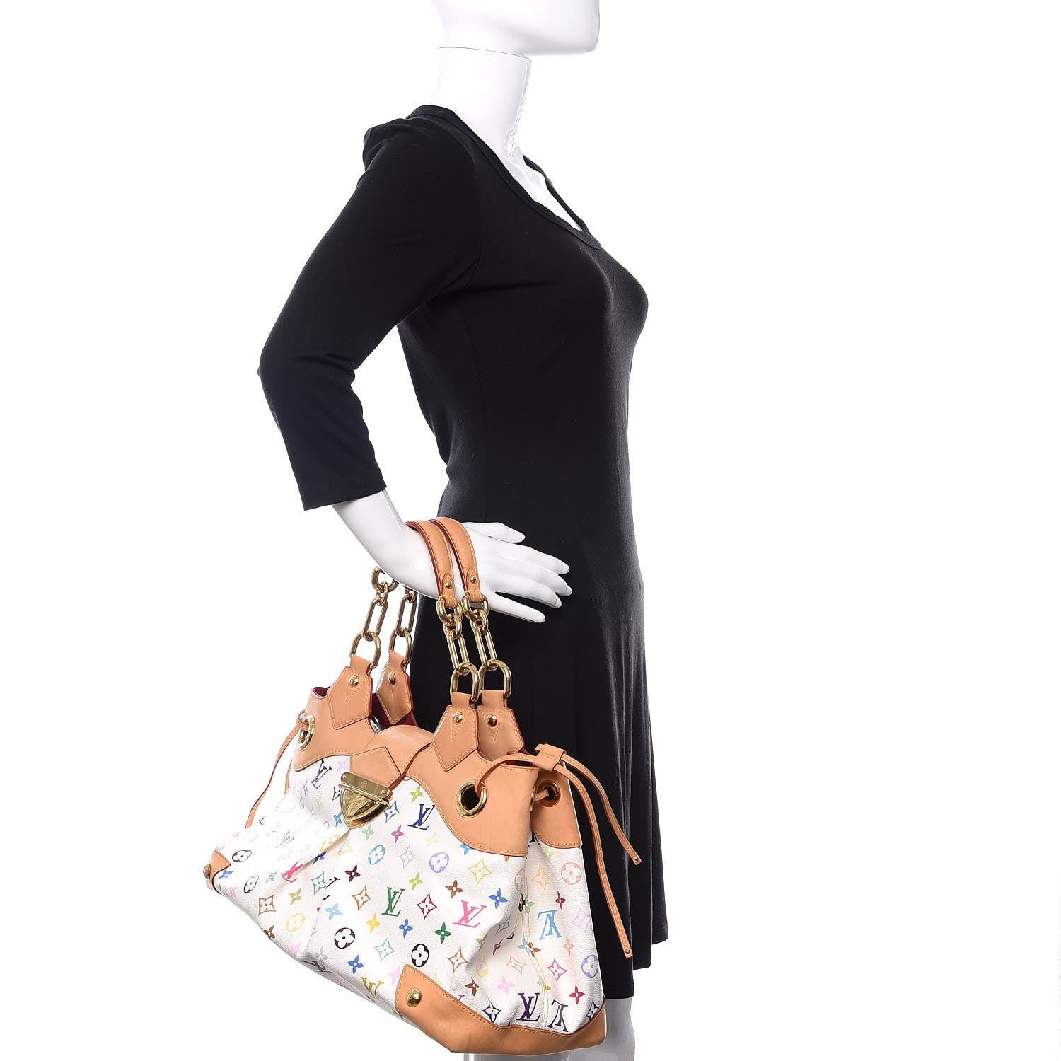 Louis Vuitton Monogram Multicolor Ursula White 2 of 10