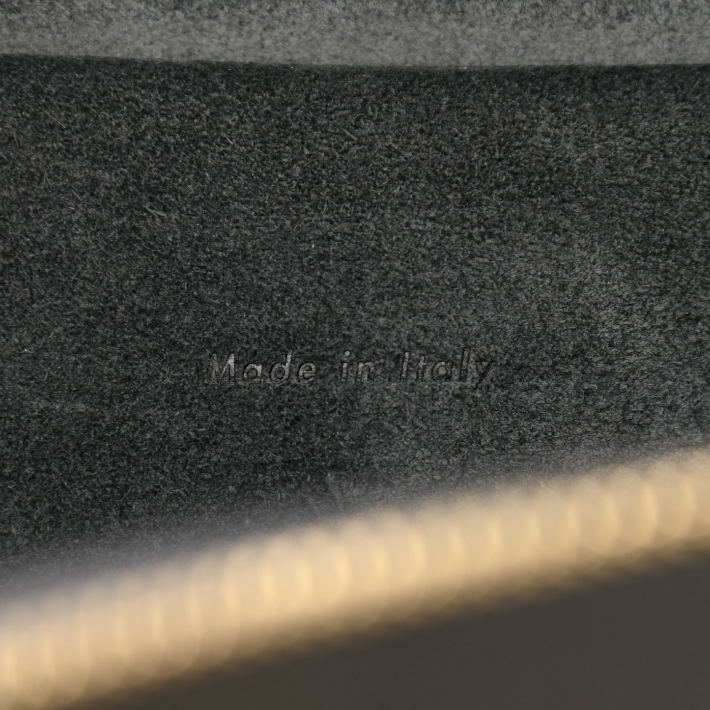 Grained Calfskin Mini Belt Bag Grey