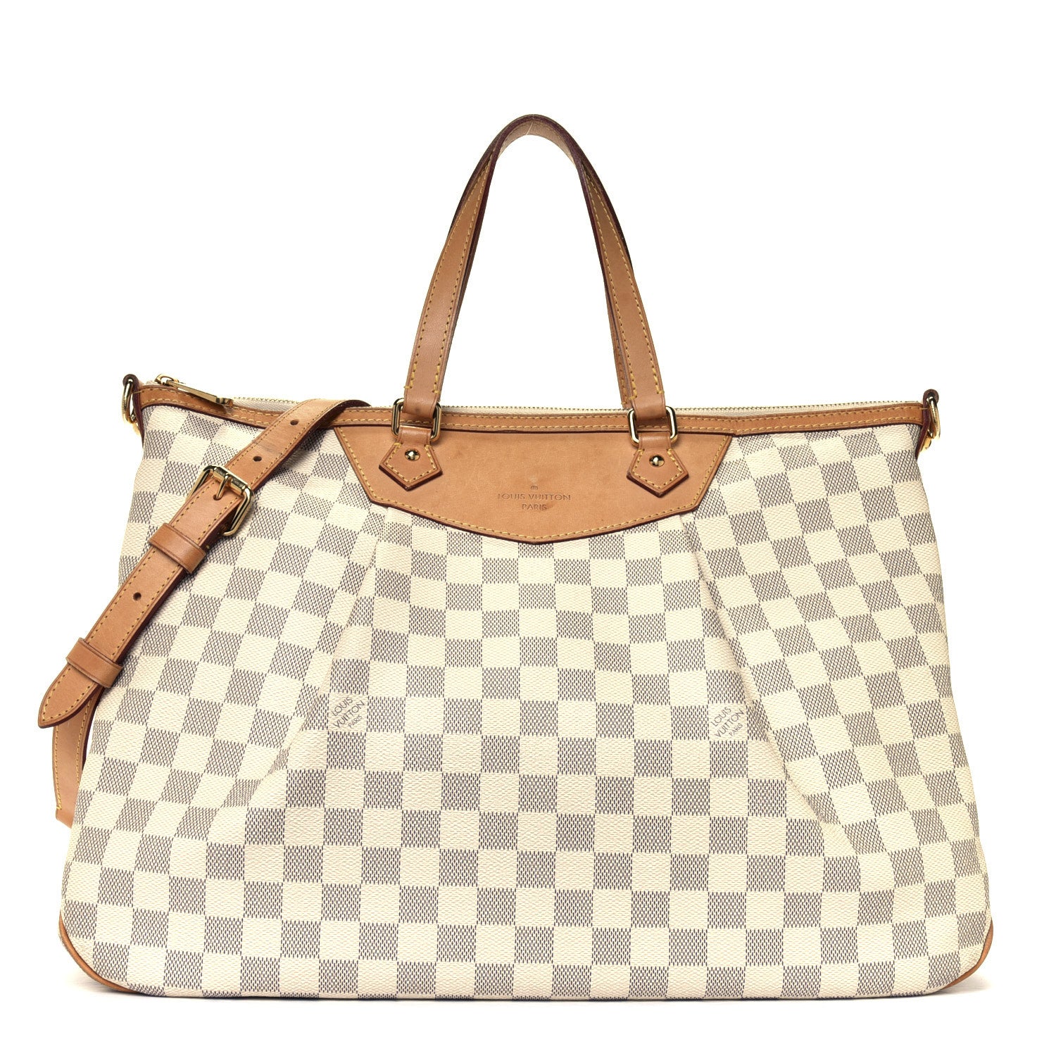 Louis Vuitton Damier Azur Siracusa GM 1 of 9