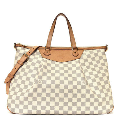 Louis Vuitton Damier Azur Siracusa GM 1 of 9