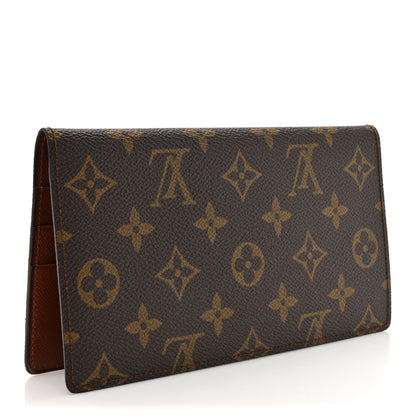 Louis Vuitton Monogram Simple Checkbook Holder Wallet 3 of 12