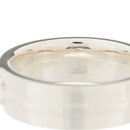 Tiffany Sterling Silver T Wide Ring 52 6 3 of 3