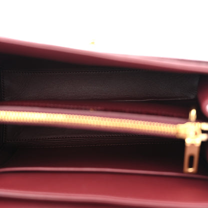 Celine Crocodile Small 16 Top Handle Bag Light Burgundy 5 of 12