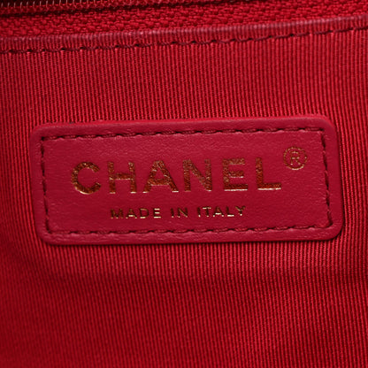 Chanel Shiny Aged Calfskin Quilted Large Shopping Bag Black 5 of 11