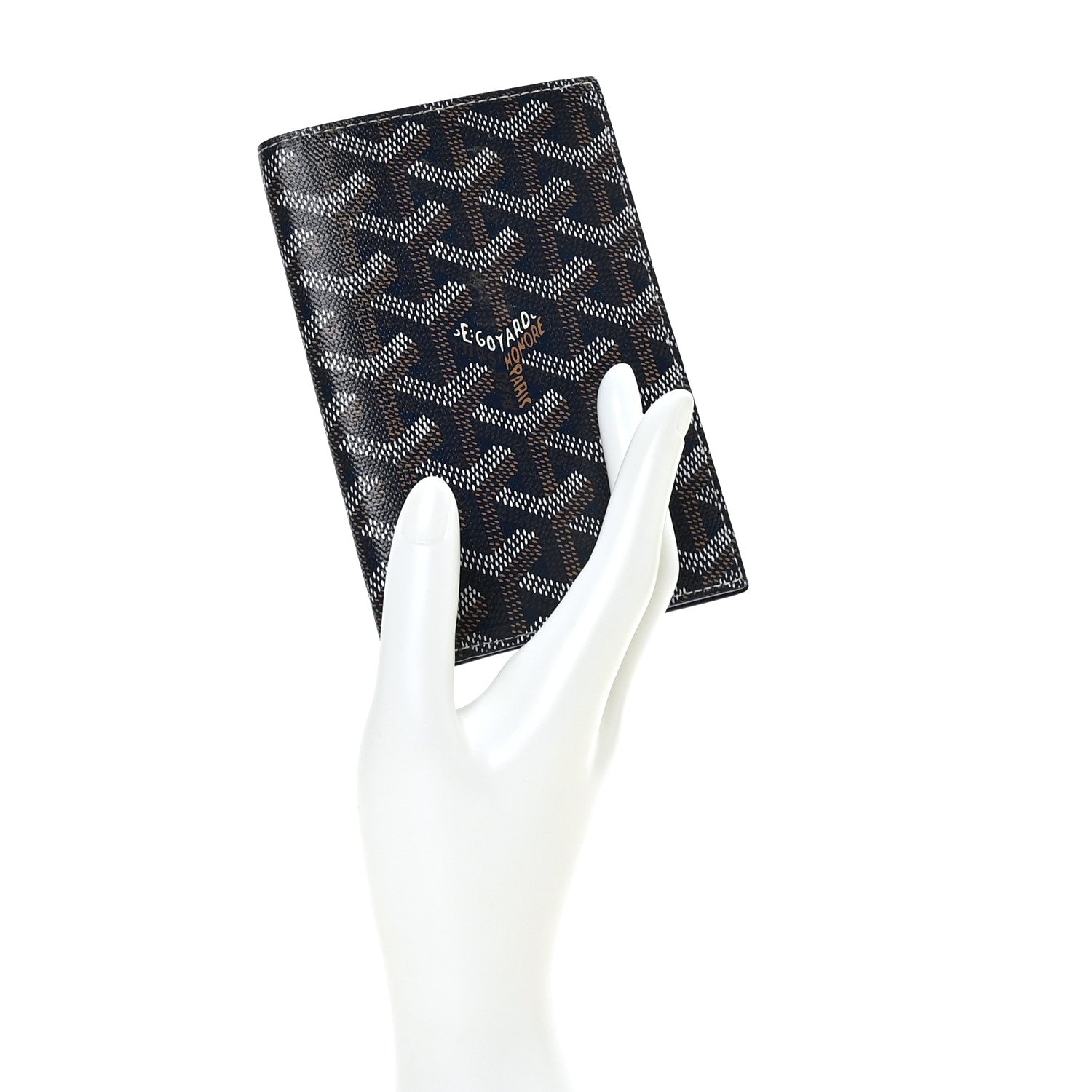 Goyard Goyardine Grenelle Passport Wallet Navy 2 of 6