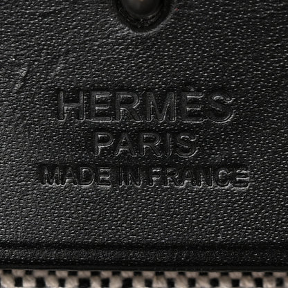 Hermes Toile H Berline Vache Hunter Herbag Zip PM 31 Bleu Encre Black 7 of 17