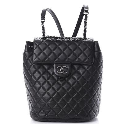 Chanel Lambskin Quilted Small Urban Spirit Backpack Black 1 of 14