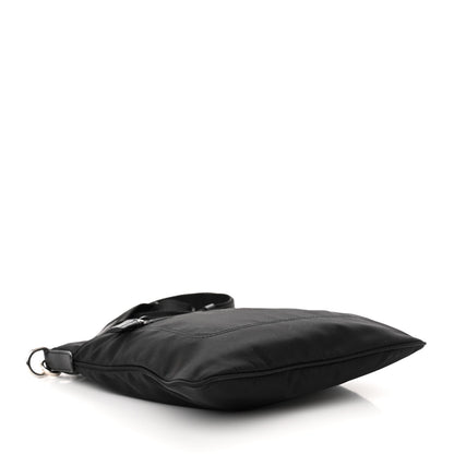 Prada Tessuto Nylon Saffiano Flat Messenger Bag Black 4 of 9