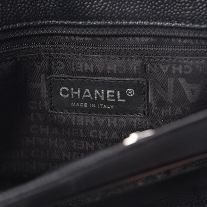 Chanel Caviar Square Stitched Tote Black 6 of 9