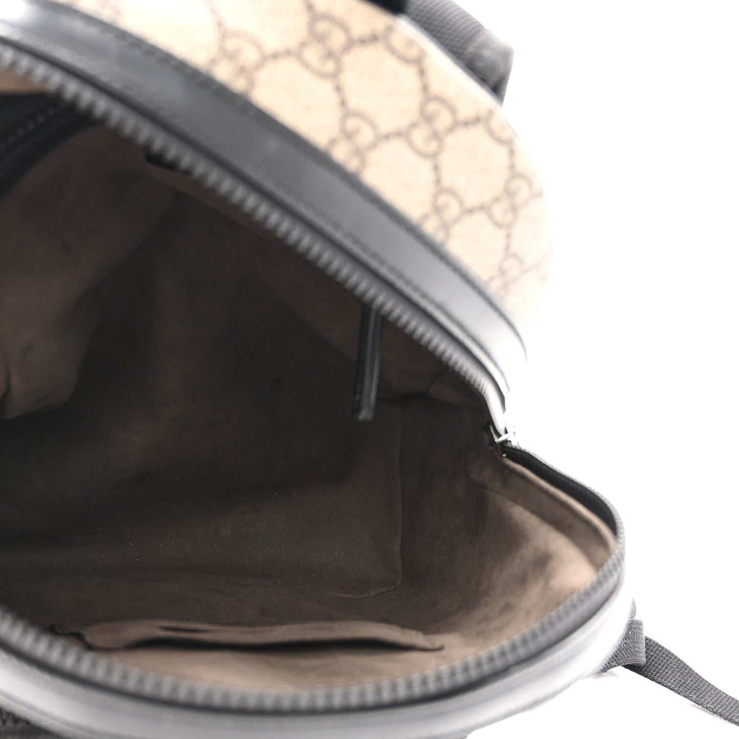 GG Supreme Monogram Small Eden Day Backpack Black