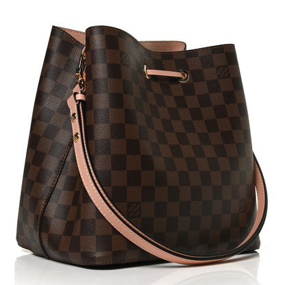 Louis Vuitton Damier Ebene Neonoe MM Venus Pink 3 of 9