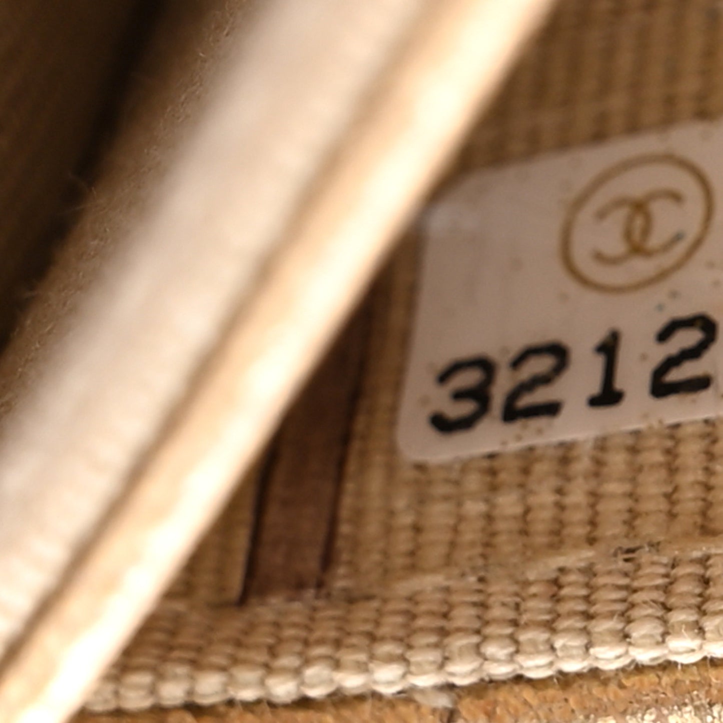 Metallic Lambskin Quilted Flap Card Holder Wallet Gold